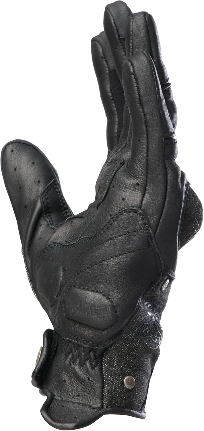 BROGER Florida Leder Motorradhandschuhe für Männer Dyneema Fibre Knöchelschützer Perforation Touchsc