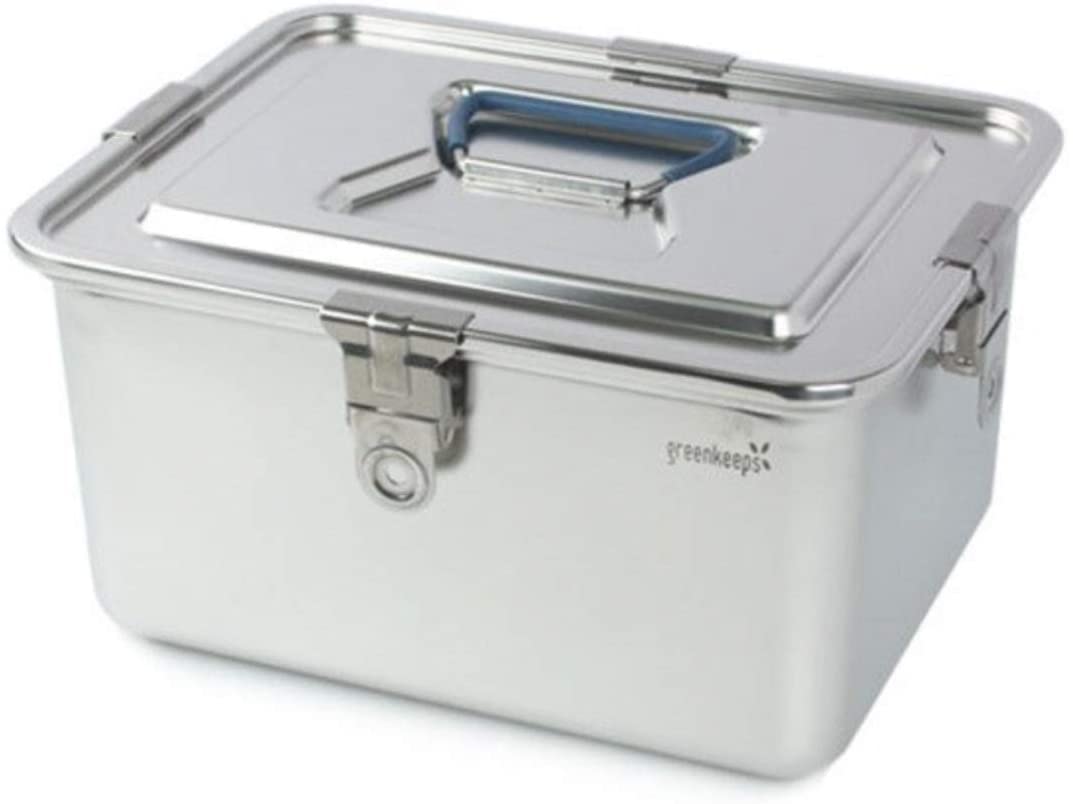 Frischhaltedose aus Edelstahl, luftdicht, mit Deckel, 6,8 l 6.8L (230 Oz), 6.8L (230 Oz)