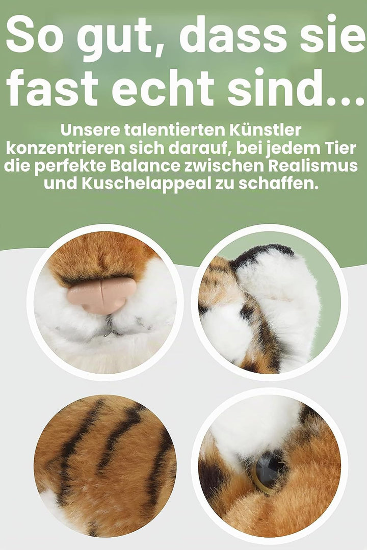 Living Nature Stofftier - Tigerjunges (25cm) S Tiger-Stil, S Tiger-Stil