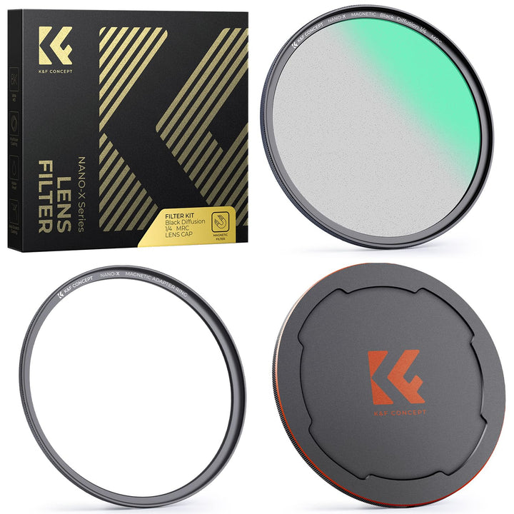 K&amp;F Concept Nano X-Serie Magnetischer Black-Mist 1/4 Black Promist 1/4 Filter Effektfilter-62mm 62mm