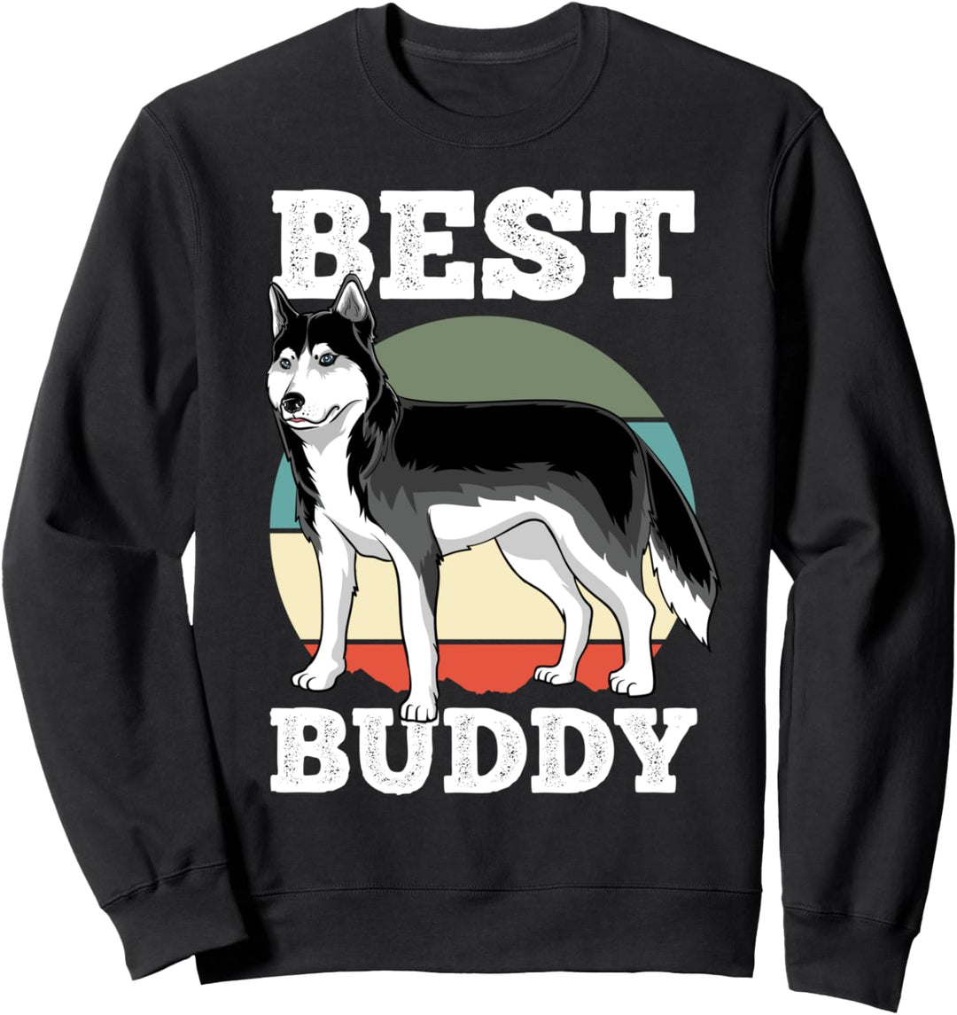 Sibirischer Husky Besitzer Züchter Hundehalter Sweatshirt
