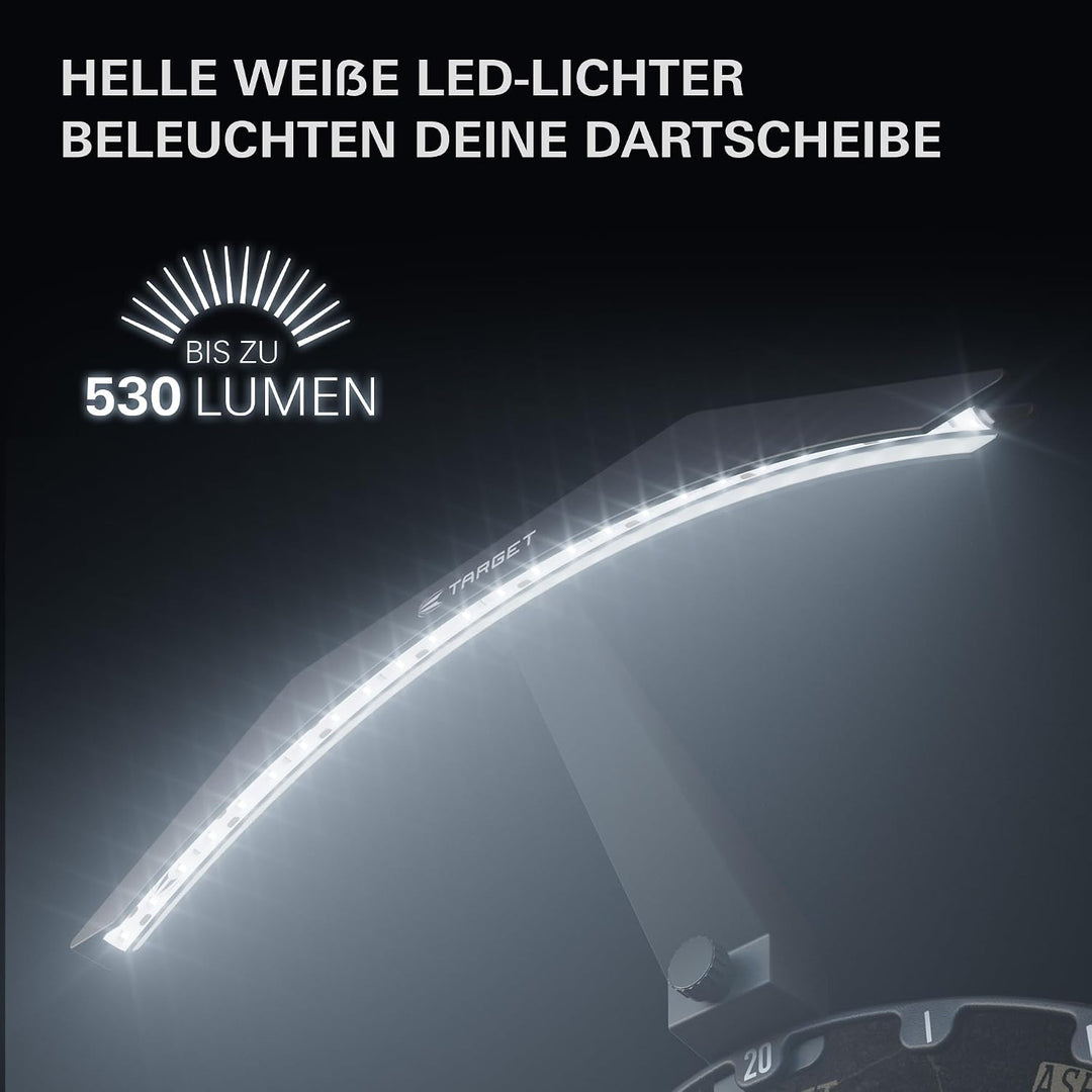 Target Darts Dartboard Beleuchtung LED Licht für Dartscheiben – Helle Beleuchtung für das Gesamte Bo