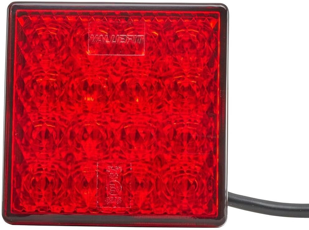 HELLA - Heckleuchte - Valuefit - LED - 12V - Anbau/geschraubt - Lichtscheibenfarbe: rot - Stecker: o