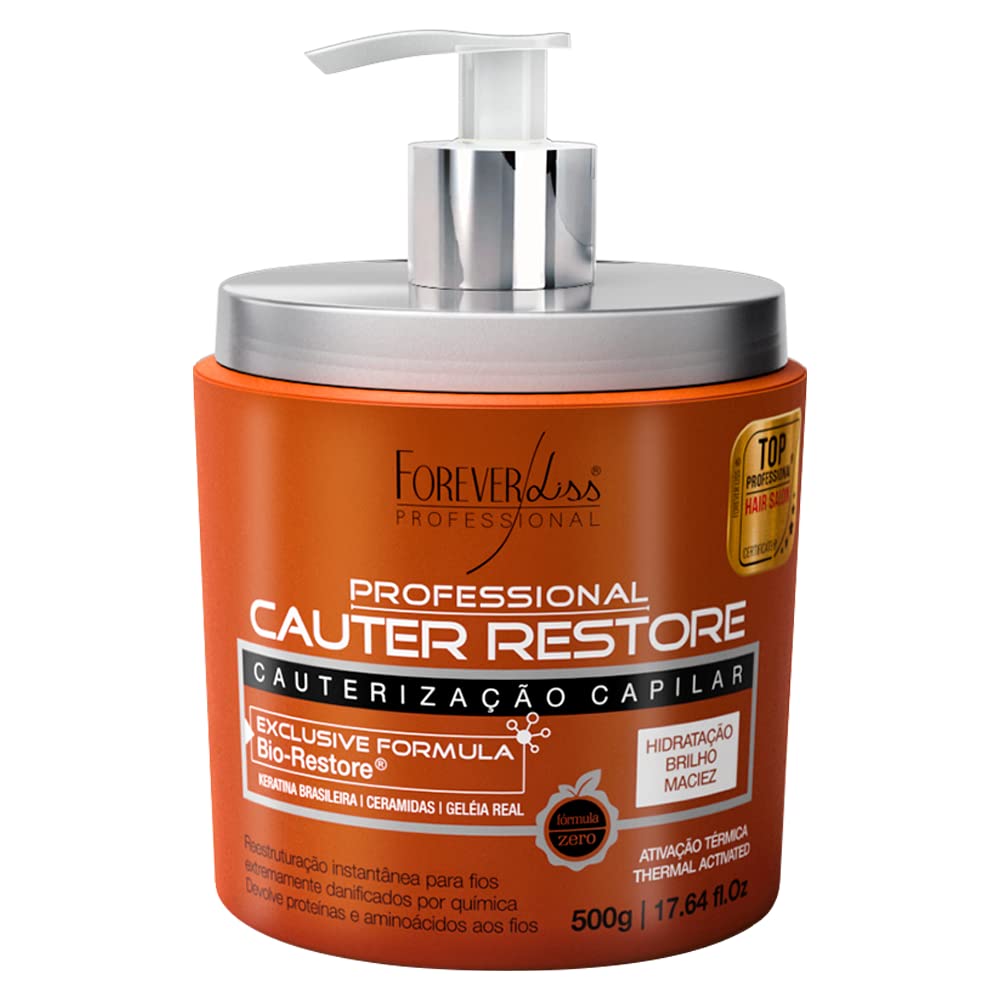 Forever Liss Cauter Restore Formaldehyde-free Treatment Cauterização Capilar 500g/17.6 oz