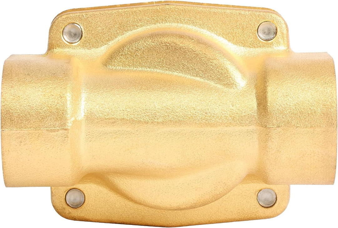 U.S. Solid Magnetventil Messing 3/4" 24V AC, 0,3-16 bar, stromlos geschlossen, VITON-Dichtung, G-Gew