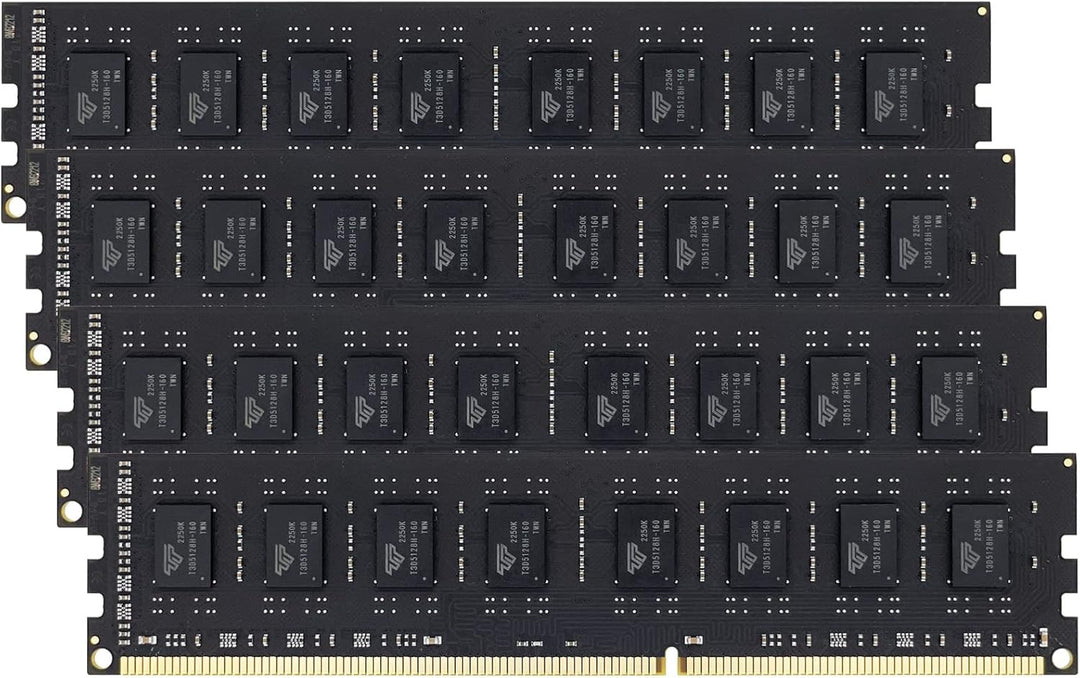 Timetec 32GB KIT (4x8GB) DDR3L 1333MHz PC3-10600 Non-ECC Unbuffered 1,35V CL9 2Rx8 Dual Rank 240 Pin