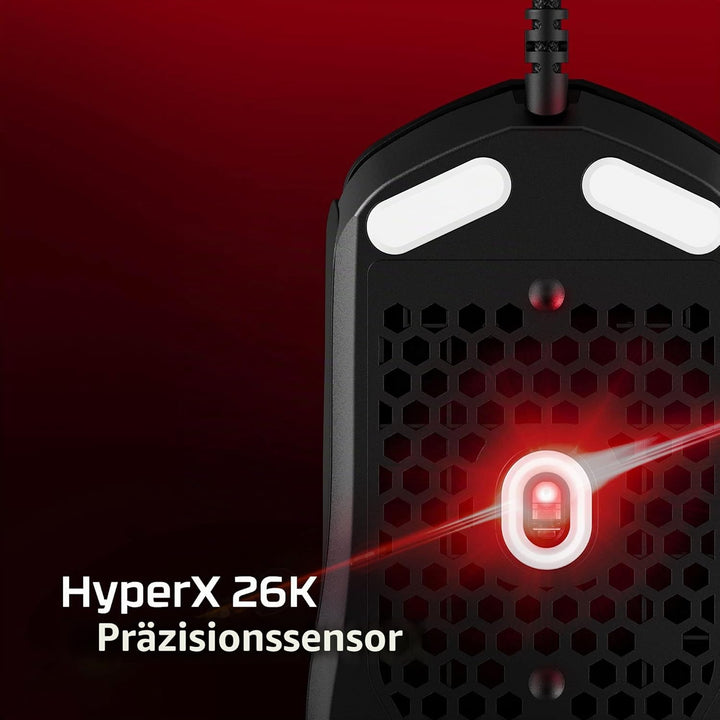 HyperX Pulsefire Haste 2 kabelgebundene Gaming Maus, Schwarz Black Wired Pulsefire Haste 2, Black Wi