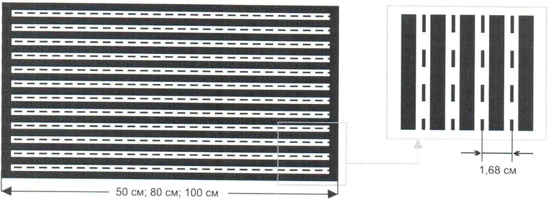 Calorique Infrarot Heizfolie Elektrische Fussbodenheizung 100 cm Set 90 W/m² 3,0 m² - effiziente und