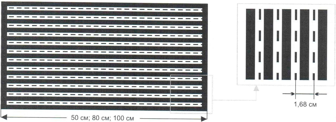 Calorique Infrarot Heizfolie Elektrische Fussbodenheizung 100 cm Set 90 W/m² 2,0 m² - effiziente und