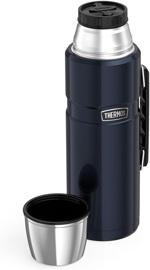 Thermos Stainless King Vakuumisolierte Getränkeflasche, 1,9 l, Mitternachtsblau Midnight Blue, Midni