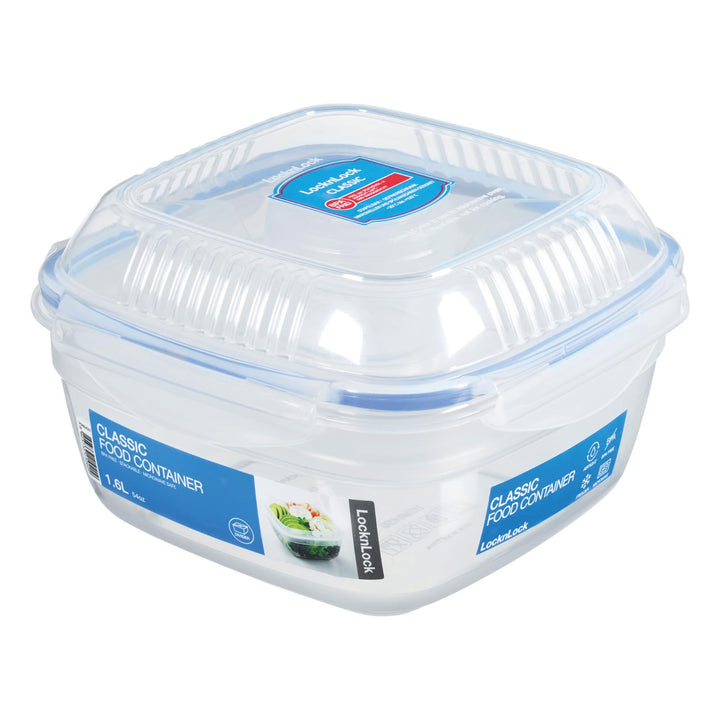 Lock & Lock Salat-to-go Brotdose aus Kunststoff – Salat Lunchbox mit Topping Einsatz und Dressing Be