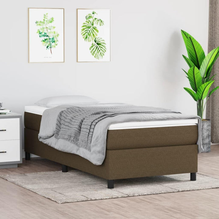 vidaXL Boxspringbett, Bettgestell mit Lattenrost, Bett Polsterbett mit Stützbeinen, Einzelbett Schla