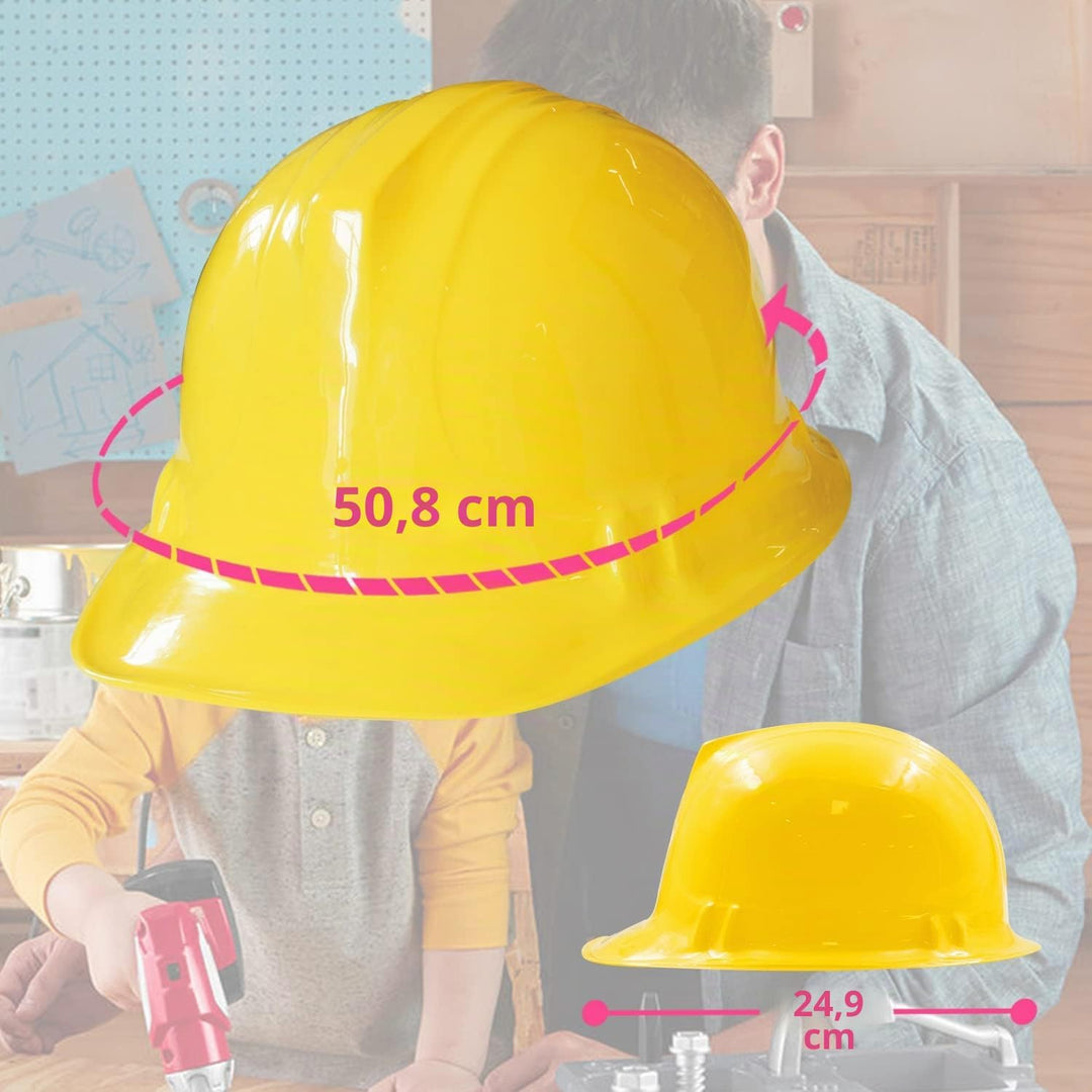 Novelty Place Construction Partyhüte - Verkleide weiche Hüte für Kinder und Erwachsene (12 Stück) 12