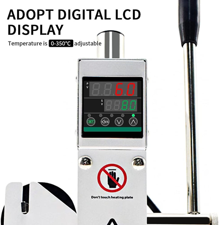 FASTTOBUY heissfolienprägemaschine 10X13CM Hot Foil Stamping Machine 500W Heissfolienprägemaschine H