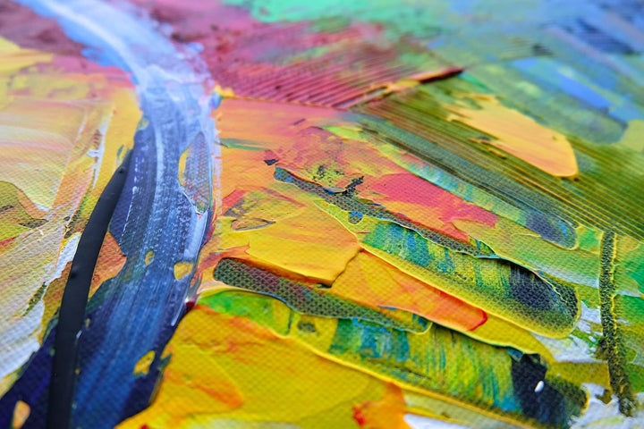 Monica Mirafiori I 100% HANDGEMALT I Gemälde Hoffnung 100x50cm | Gemälde Handgemalt | Acrylgemälde |