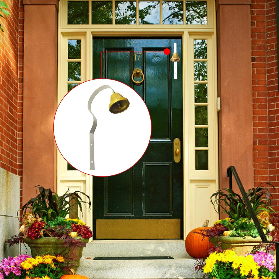 2 Stück Ladenbesitzer Glocke, Hundetraining Glocke Metall Türglocke Warnung Anruf Retro Dekoration,