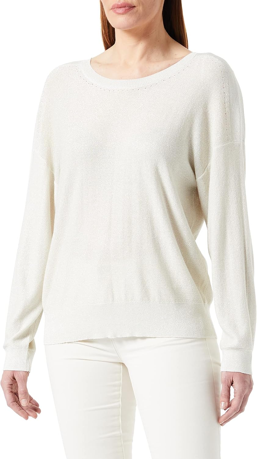 Morgan Damen Pullover XS Elfenbeinfarben, XS Elfenbeinfarben