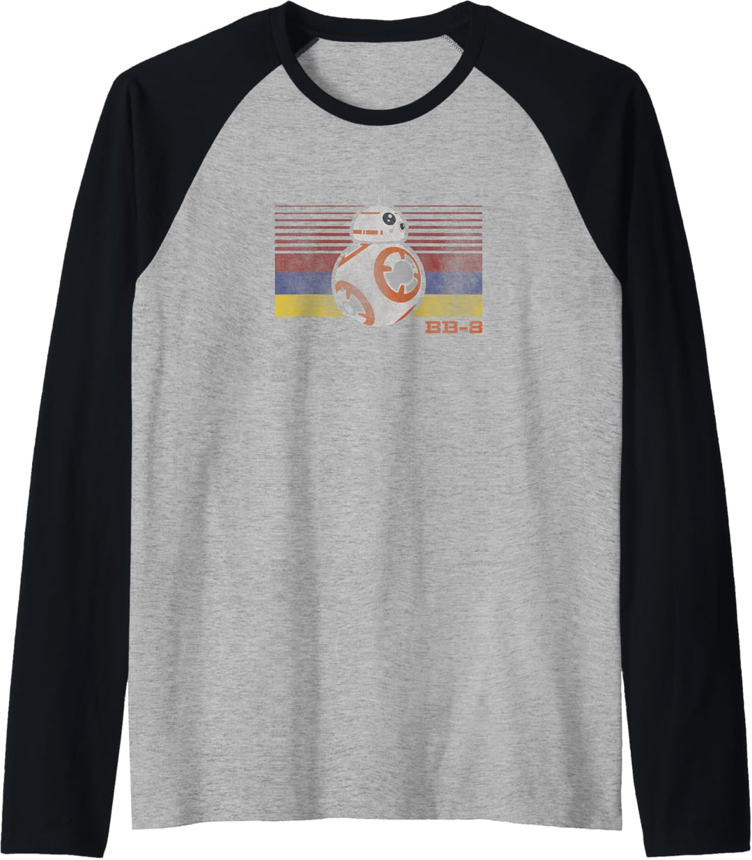 Star Wars BB-8 Retro Stripes Episode 7 Raglan