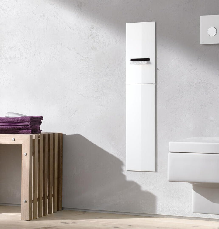 emco ASIS 2.0 Unterputz-Schrankmodul für die Klobürstengarnitur, Badezimmerschrank mit Toilettenpapi