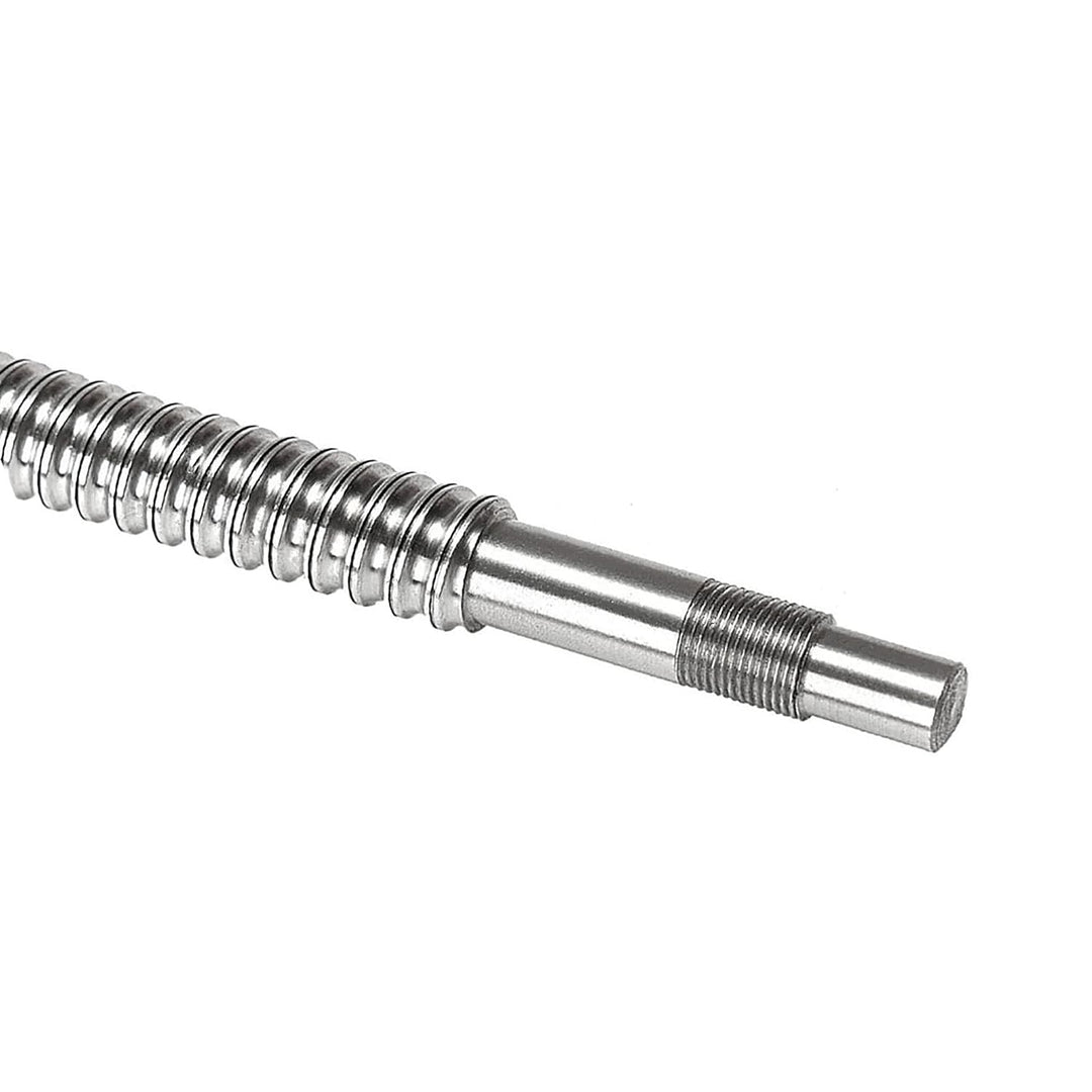 CNCYEAH SFU1204 Kugelumlaufspindel 550mm, Gewindespindel Edelstahl Rolled Ballscrew-spielfreie Balls