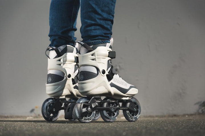 Powerslide Inline Skates Phuzion Krypton Grey 100, Unisex für Herren und Damen in Grau, 100mm/83A Ro