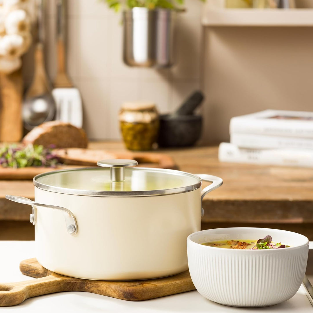 KitchenAid Aluminium-Keramik-Antihaft-Kochtopf mit Deckel, 20 cm/3,11 l, PFAS-frei, Induktion, Ofenf