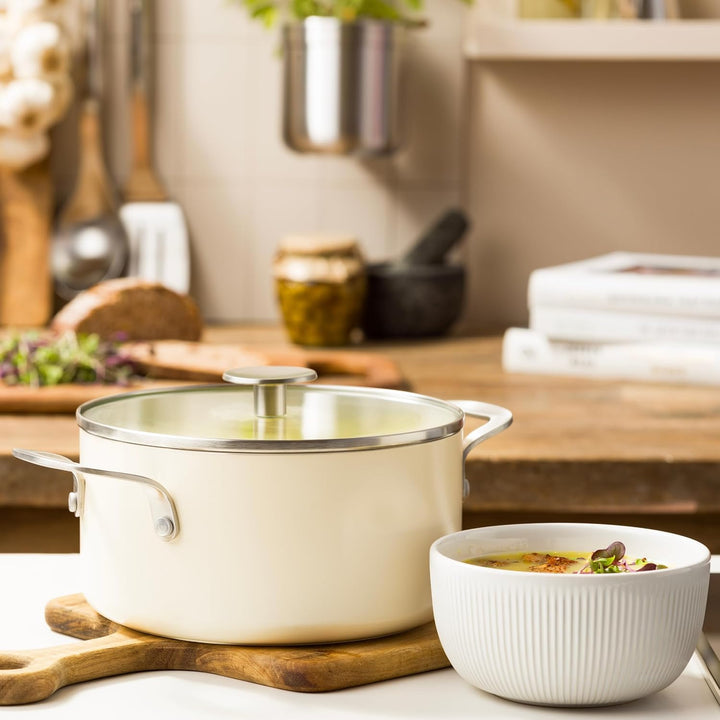 KitchenAid Aluminium-Keramik-Antihaft-Kochtopf mit Deckel, 20 cm/3,11 l, PFAS-frei, Induktion, Ofenf