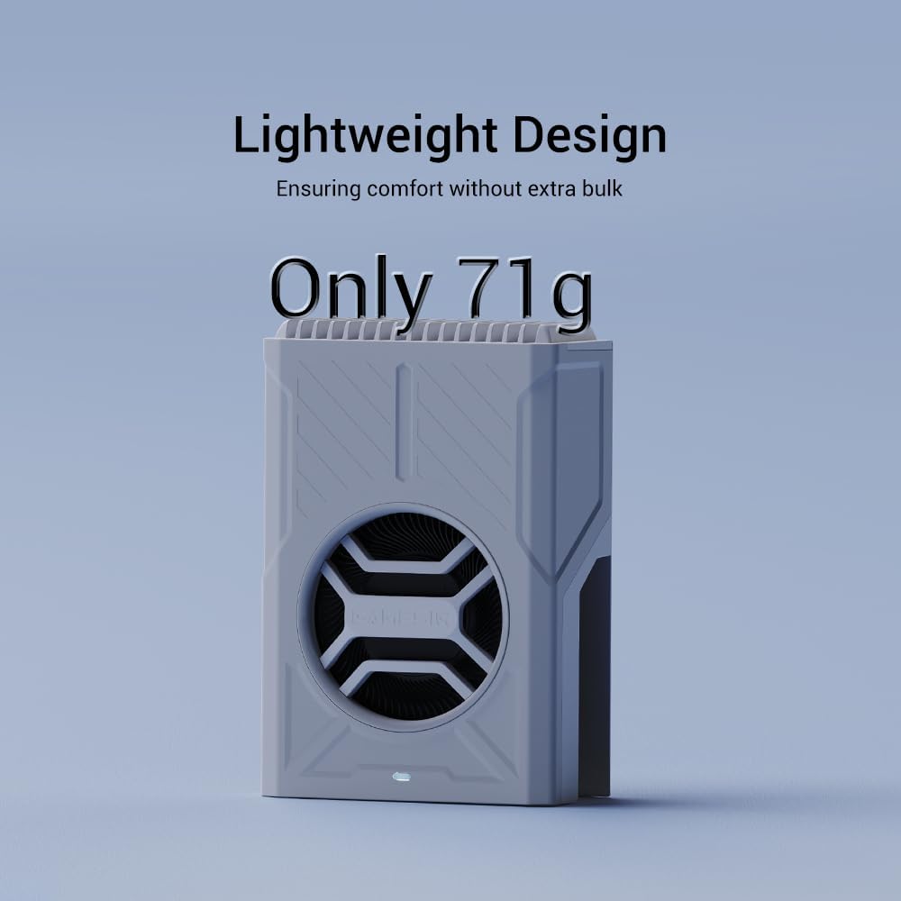 GameSir FX5 Lite Phone Cooler, speziell für X5 Series Controller entwickelt. Gewicht nur 71 g. Ausge