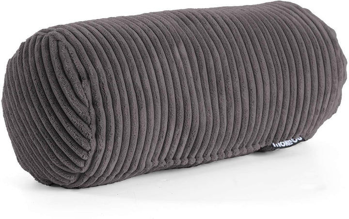mokebo Nackenrolle mit Cordbezug 'Das Nickerchen', Nackenkissen, Kissenrolle, Zierkissen, Sofakissen