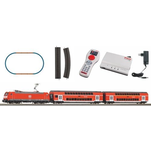 Piko 59102 SmartControl WLAN Set m. Bettungsgleis DB AG VI Doppelstockpersonenzug