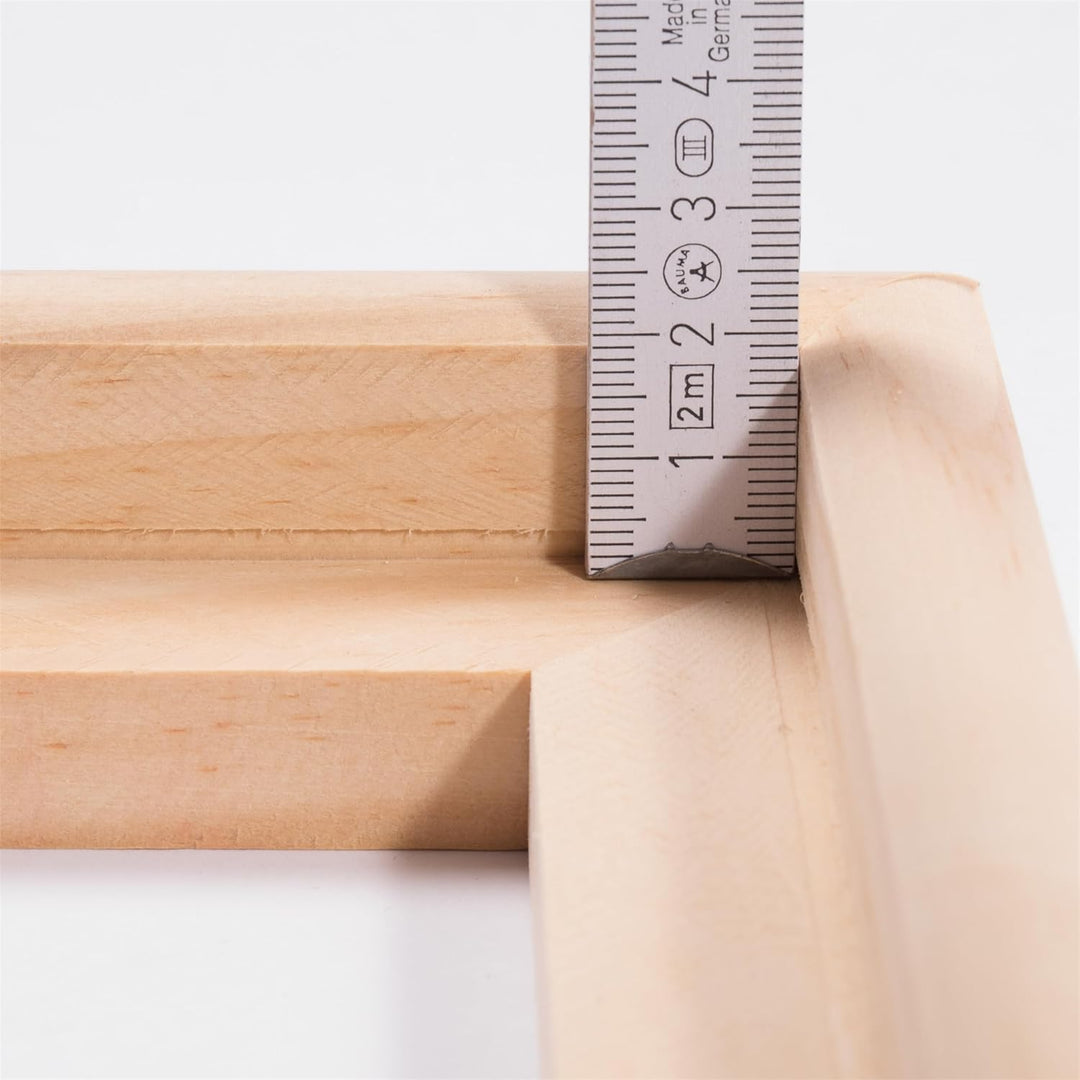 2 SCHATTENFUGENRAHMEN für KEILRAHMEN 40x60 cm | Schattenfugen Bilderrahmen für Leinwände auf Keilrah