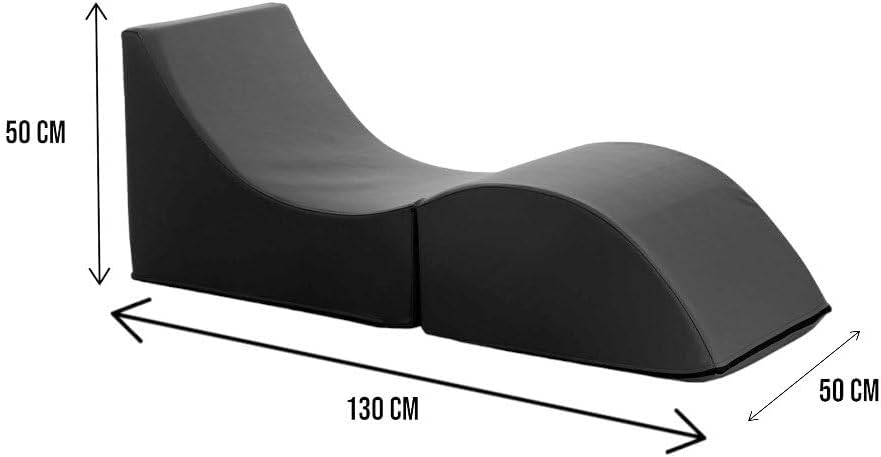 Talamo Italia - Klappbett Andreina, Puff umwandelbar in Einzelbett, 100% Made in Italy, Puff, umwand