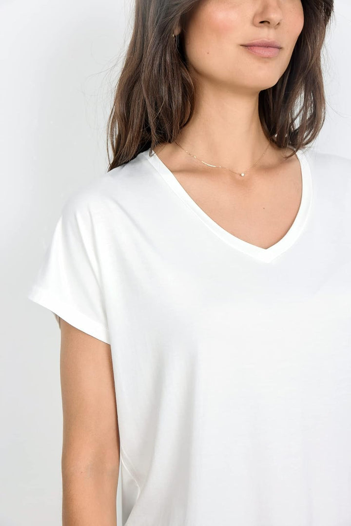 SOYACONCEPT Damen Sc-marica 32 T-Shirt S Eierschale, S Eierschale