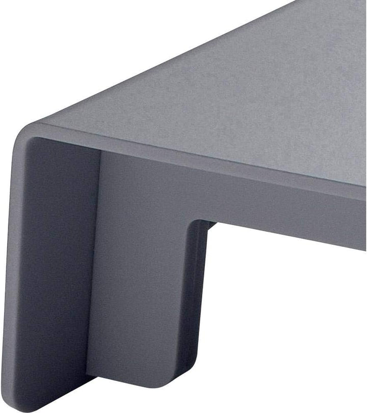SIGEL SA405 Monitorständer mit USB &amp; induktivem Laden, Metallic-Holz-Optik, Acryl, 52 x 25 x 8 cm, M