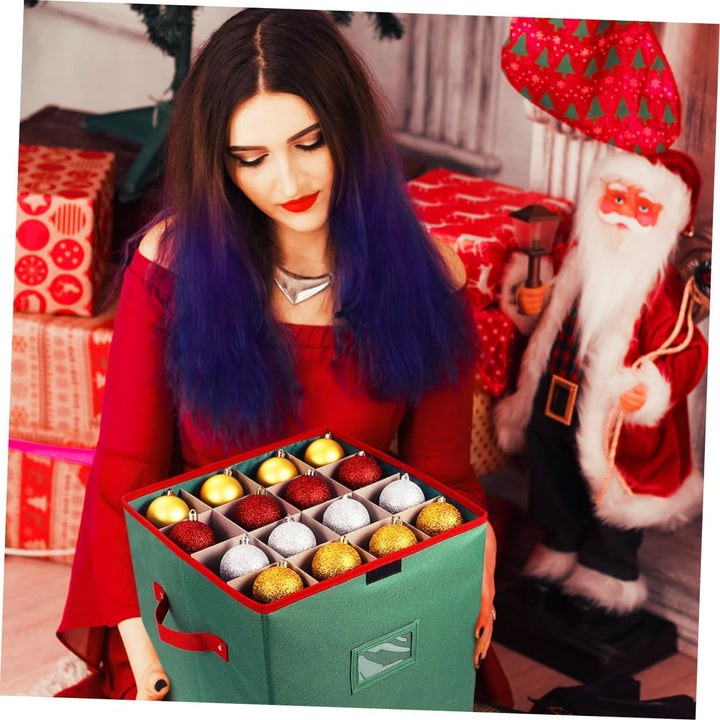 Cabilock Weihnachtsschmuck Aufbewahrungsbox für Weihnachtsdeko Reissfester 600D Oxford Aufbewahrungs