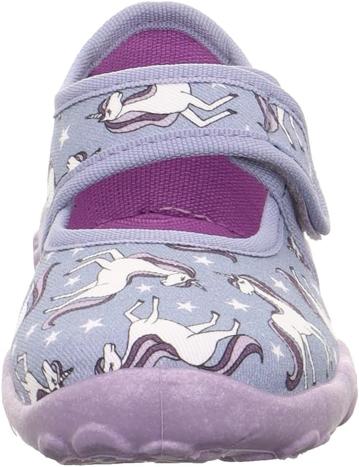 Superfit Jungen Mädchen Bonny Hausschuh 23 EU Blau Mehrfarbig 8080, 23 EU Blau Mehrfarbig 8080