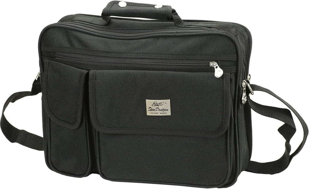 Herren Flugbegleiter Umhängetasche Arbeitstasche Schultertasche Messenger Herrentasche in Schwarz in