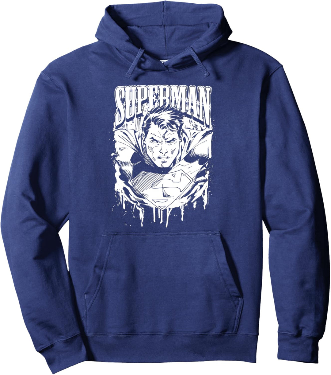 Superman Super Metal Pullover Hoodie