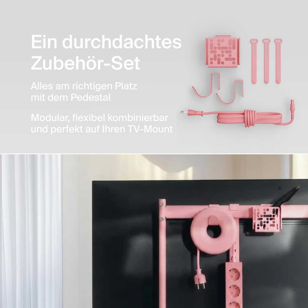 Pedestal Moon Rollin’ TV Ständer mit Rollen für Fernseher 44–60 Zoll | Fernsehständer &amp; TV Wagen | T