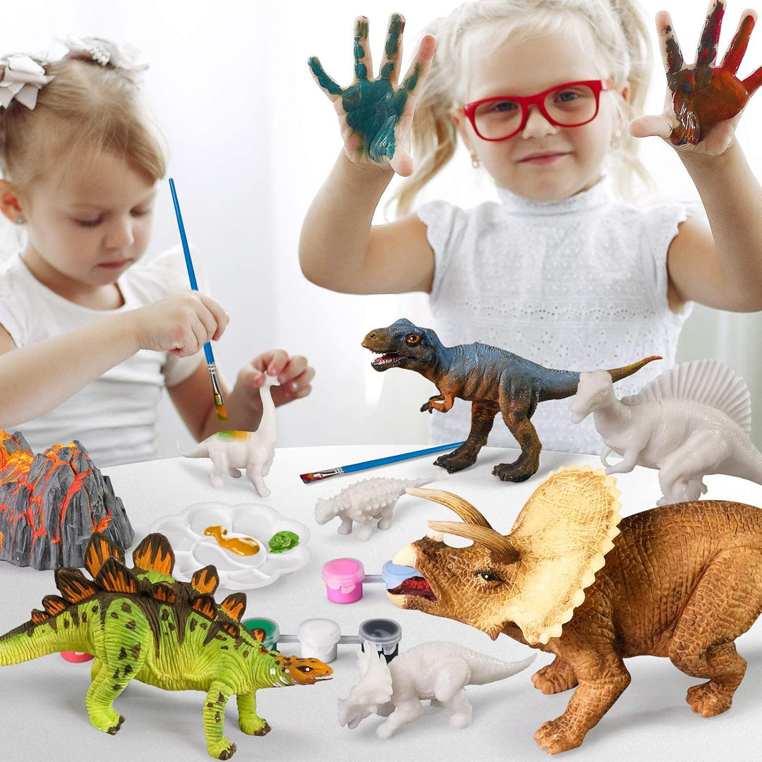 3D-Dinosaurier-Malset für Kinder im Alter von 3–15 Jahren, Kunst- und Bastelsets, Zeichenspielzeug m