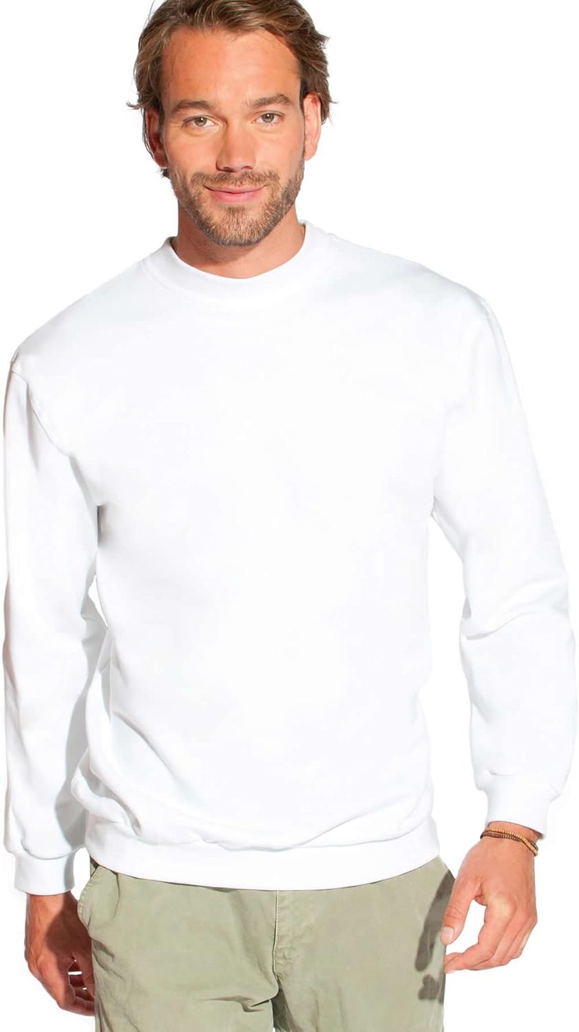 Premium Sweatshirt Plus Size Herren, Sportgrau, 4XL