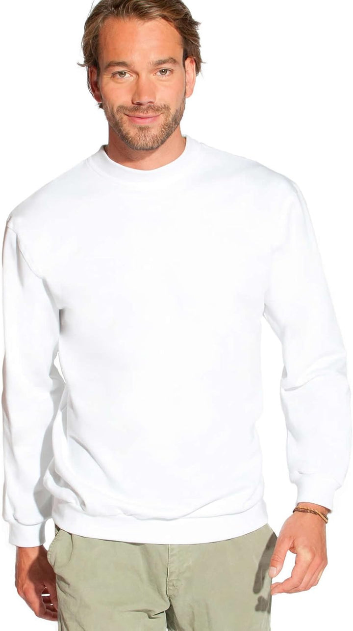 Premium Sweatshirt Plus Size Herren, Sportgrau, 4XL