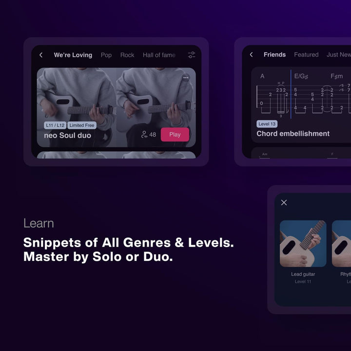 LAVA ME 4 Kohlefaser-Elektroakustikgitarre mit FreeBoost 3.0-System, Smart Gitarre mit Gitarrentasch