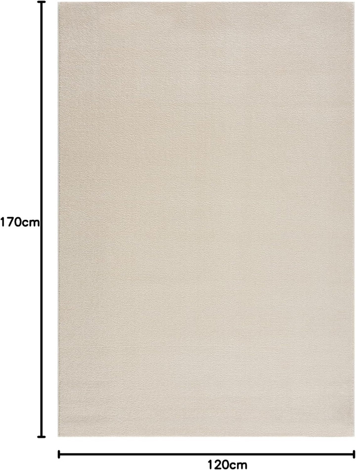 Impression Kurzflor-Wohnzimmerteppich - Schlichte Moderne Teppiche für Schlafzimmer, Büro, Flur, Küc