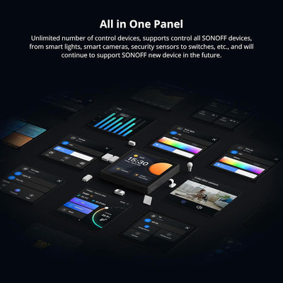 SONOFF NSPanel Pro Smart Home Control Panel, Integrate Zigbee Gateway with Home Security, with Power