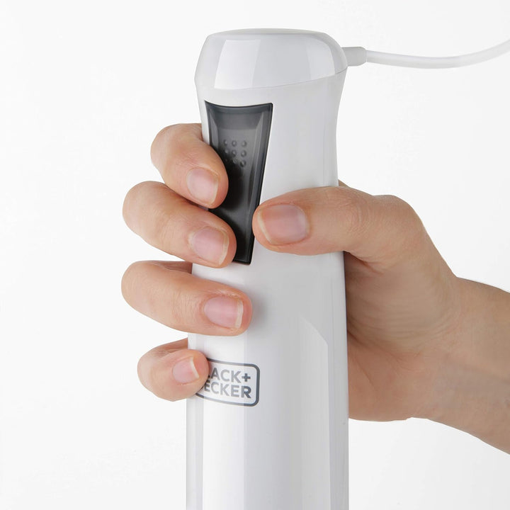 BLACK+DECKER Stabmixer | BXHB500E | 500W | Kompaktes und ergonomisches Design | spritzwassergeschütz