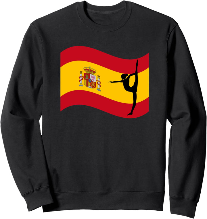 Spanien Gymnastik Grafik / Country Flag Pride Gymnast Sport Sweatshirt