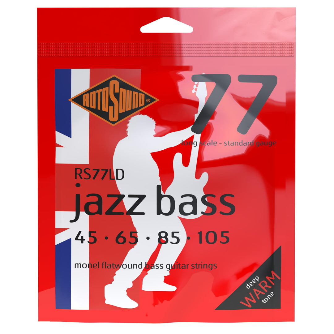 Rotosound Bass Saiten,4er,45-105,Flat Single, Single