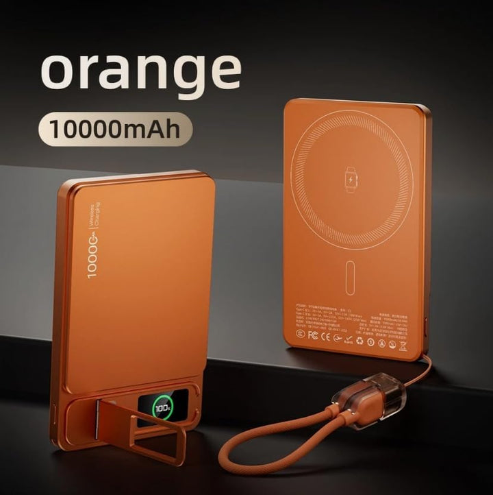 ARMN Powerbank 10.000mAh für MagSafe Extra Slim, Schnellladefunktion, kompatibel mit iPhone 14 15 16