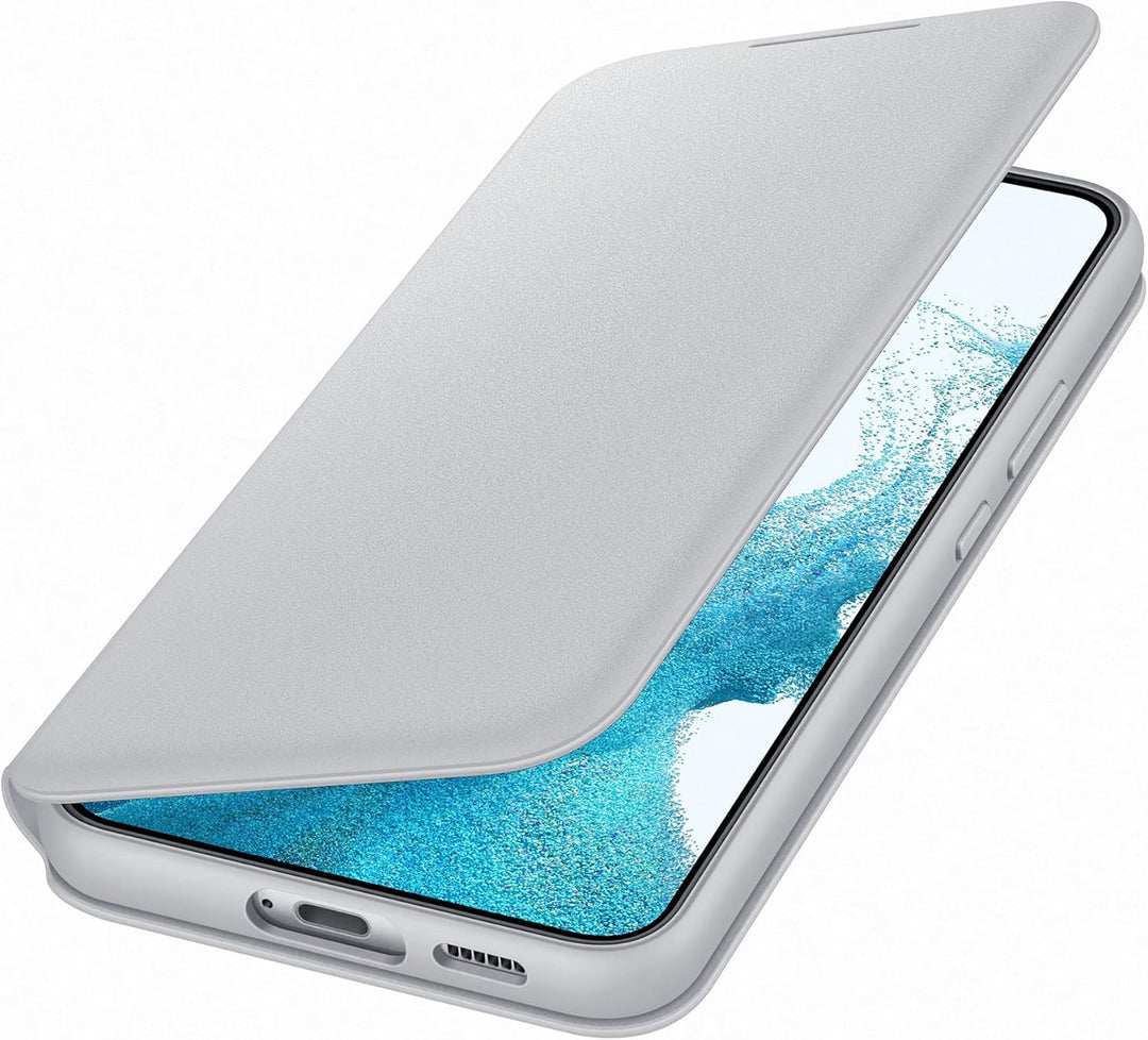 Samsung LED View Smartphone Cover EF-NS906 für Galaxy S22+, Handy-Hülle, LED-Anzeige, Kartenhalterun